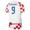 Virallinen Fanipaita Kroatia Kramaric 9 Kotipelipaita MM-Kisat 2022 - Miesten